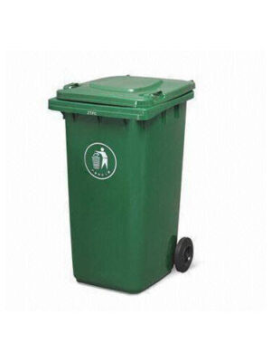 HDPE Garbage Trolley With Lid & Wheel EFG-802 240ltrs